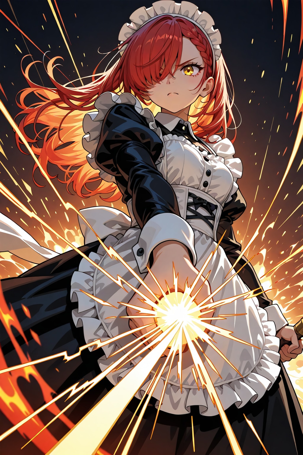 戦うメイド | の人気AIイラスト・グラビア