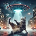 未確認飛行物体と猫 5枚目