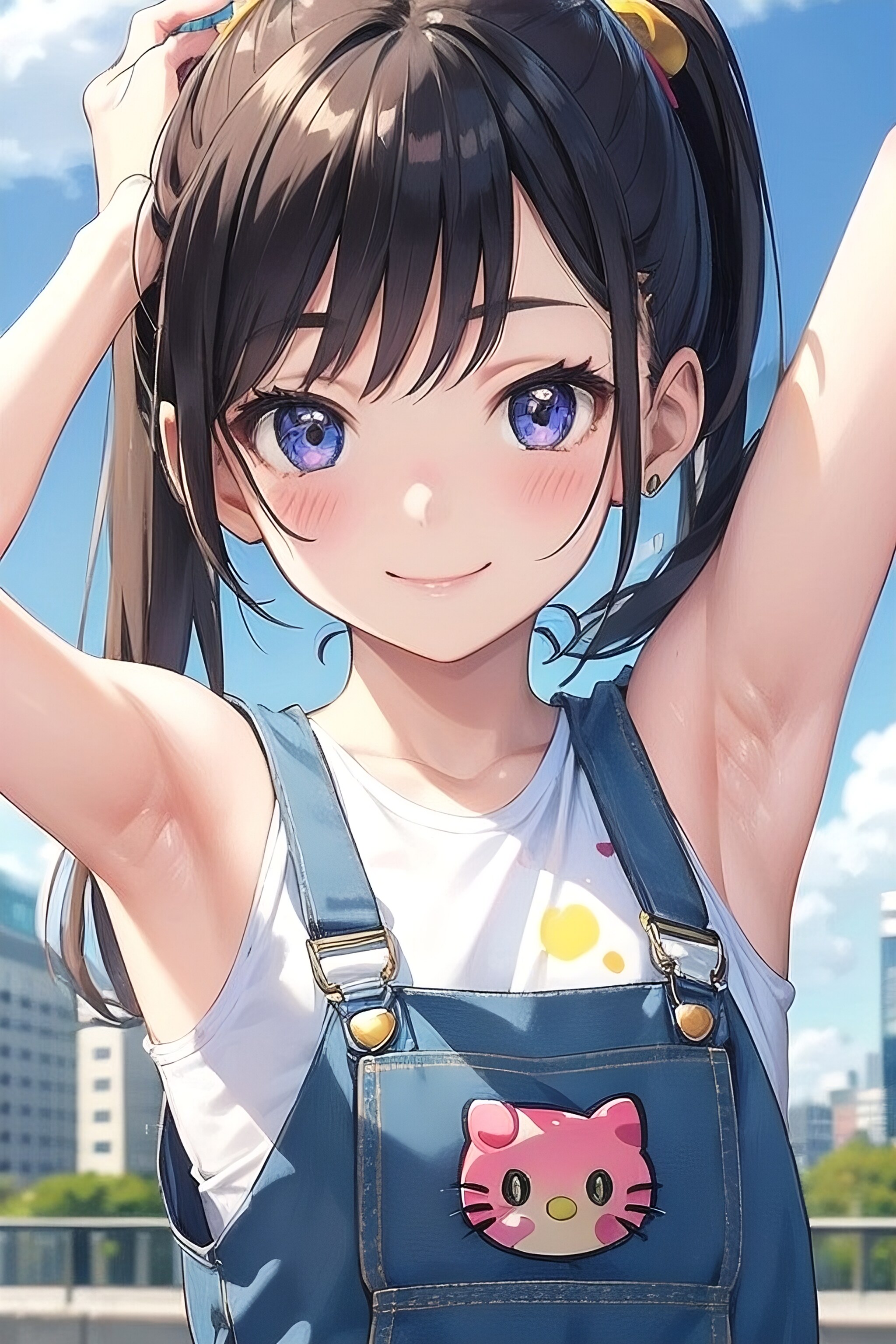 腋見せのポーズ 068