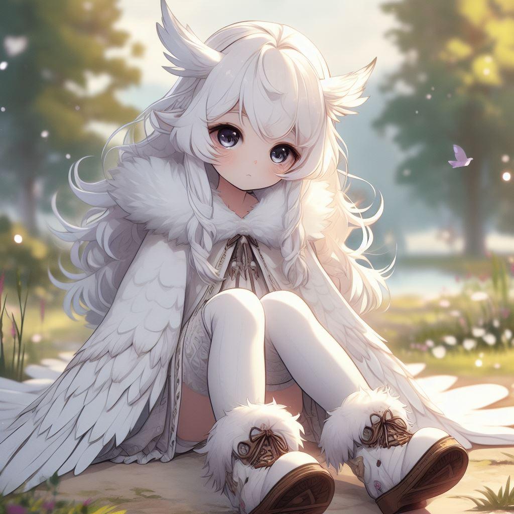 メンフクロウ🦉の擬人化