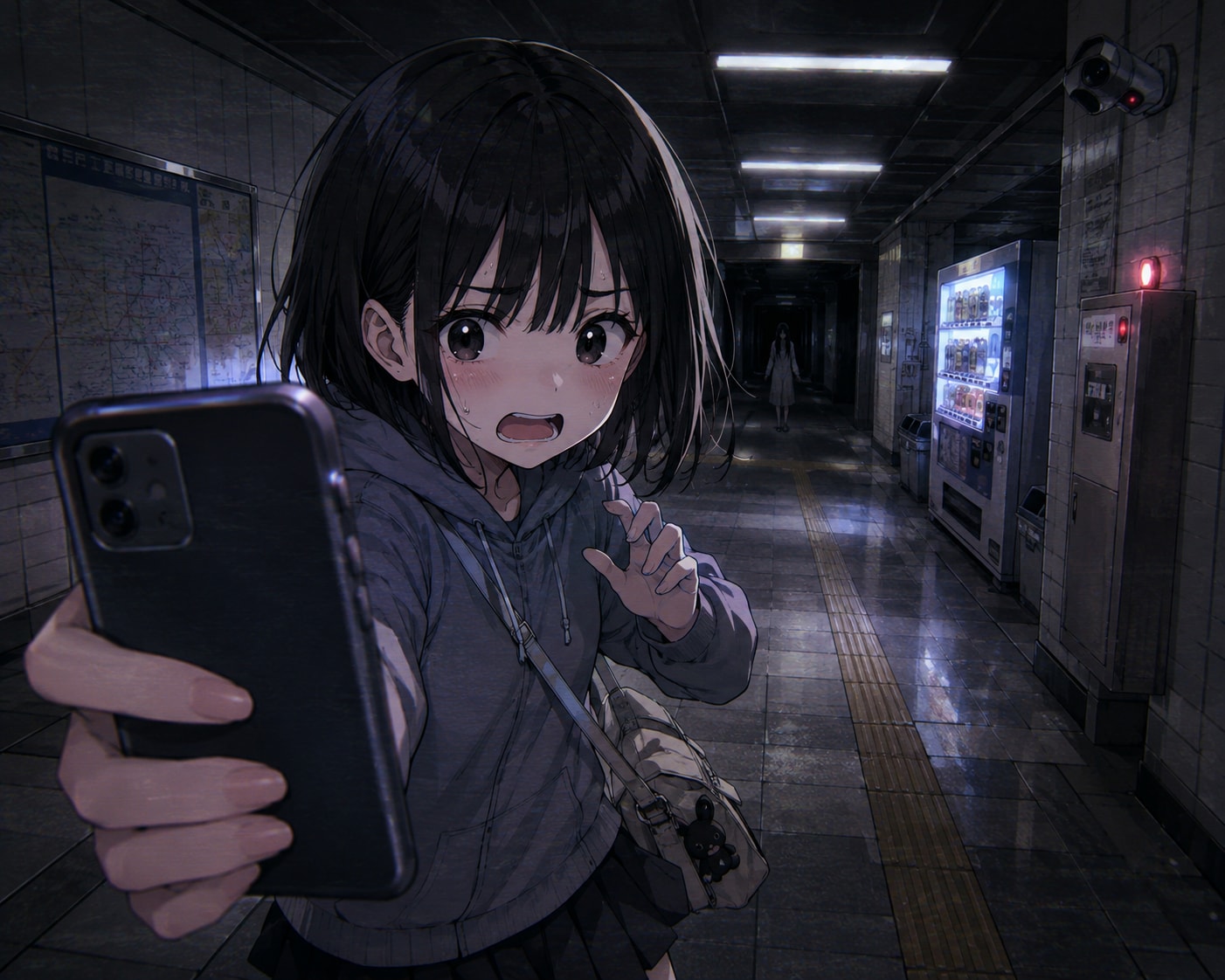 緊急で動画を回しています。