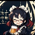 おビール大好きメイドちゃん 2枚目
