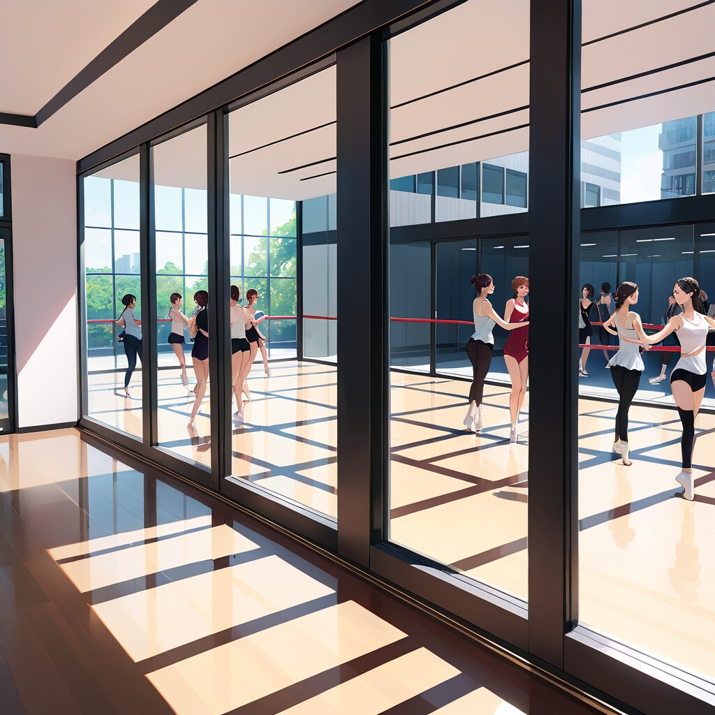 ダンス（バレエ）教室、ストーカー目線 | の人気AIイラスト・グラビア