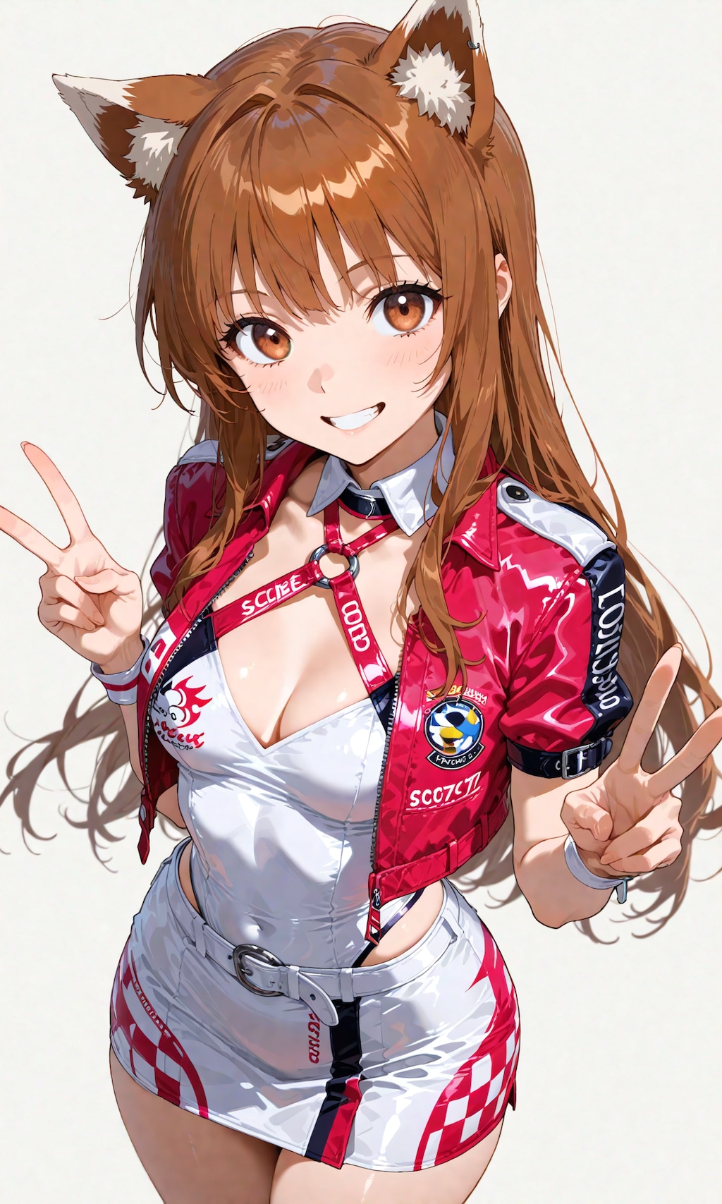 レースクイン衣裝のギャルホロちゃん