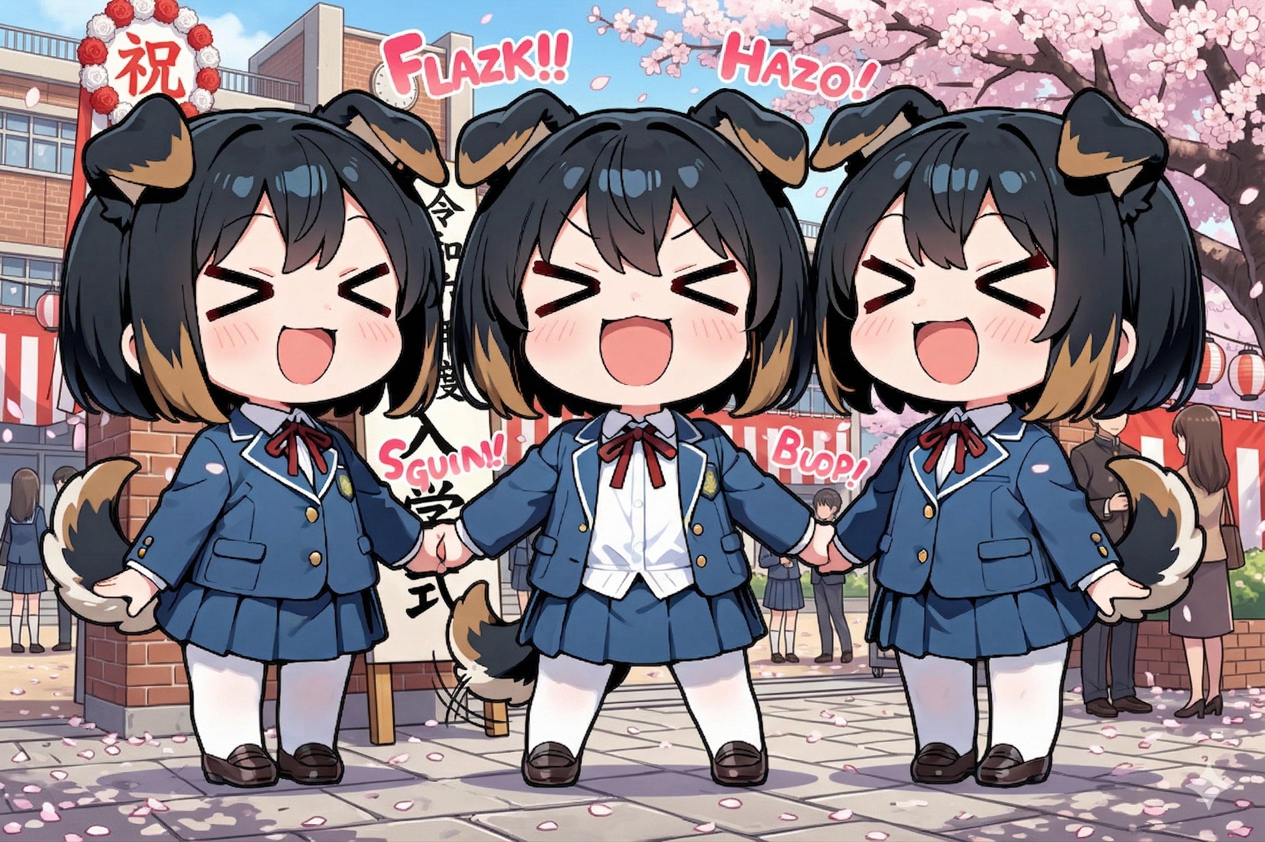 ちちぷい学園いぬみみ組！ | の人気AIイラスト・グラビア