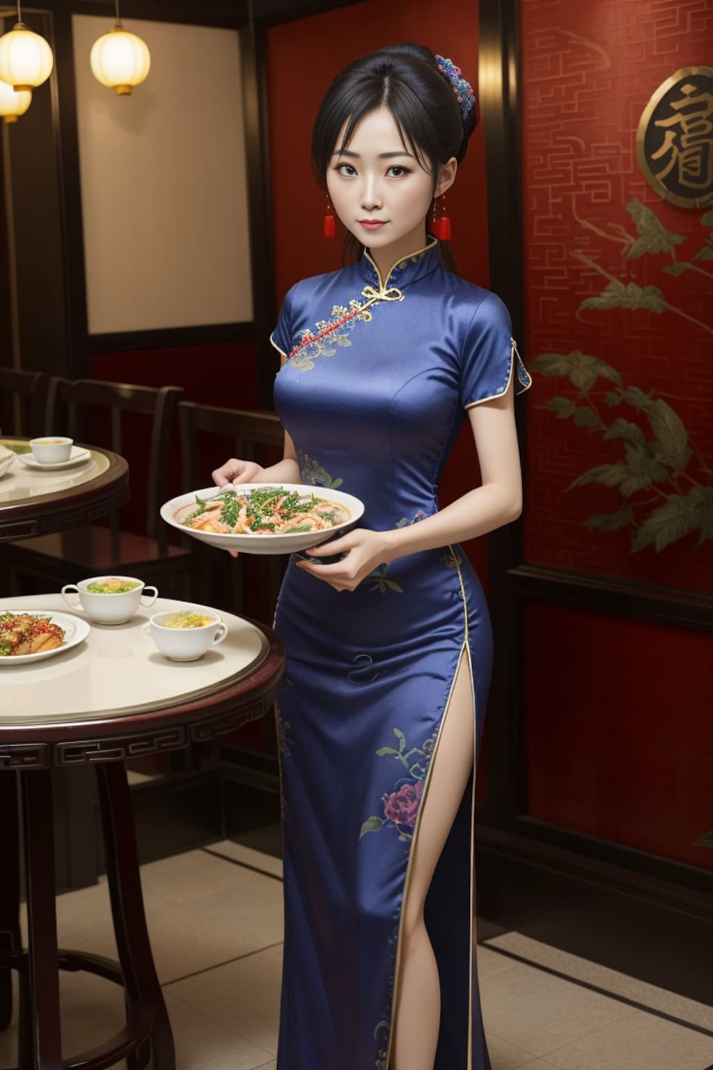 中華料理店の女給3