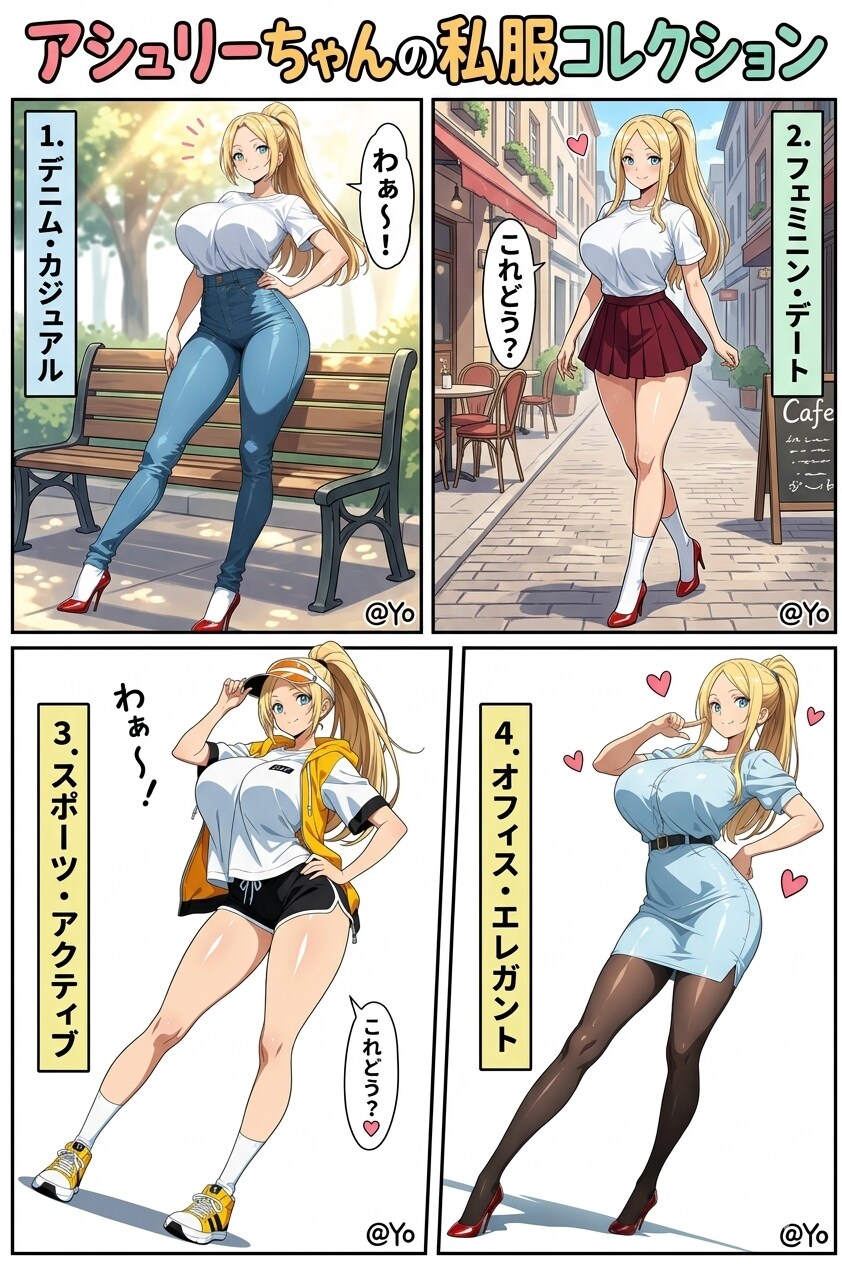 アシュリーちゃんの私服コレクション