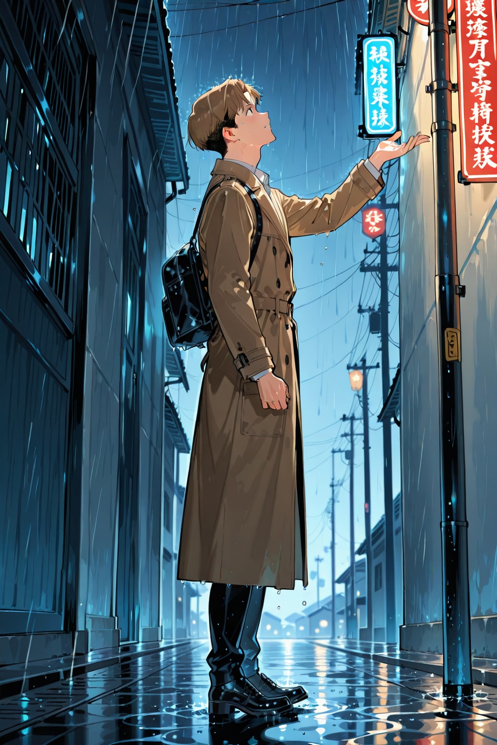 【企画：警察官】雨の中の聞き込み