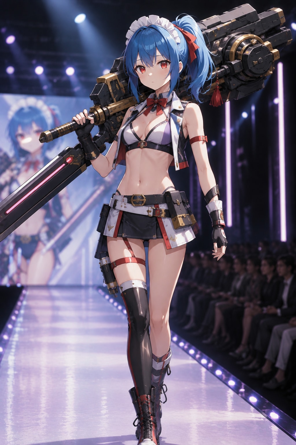 巨大武器のファッションショー？