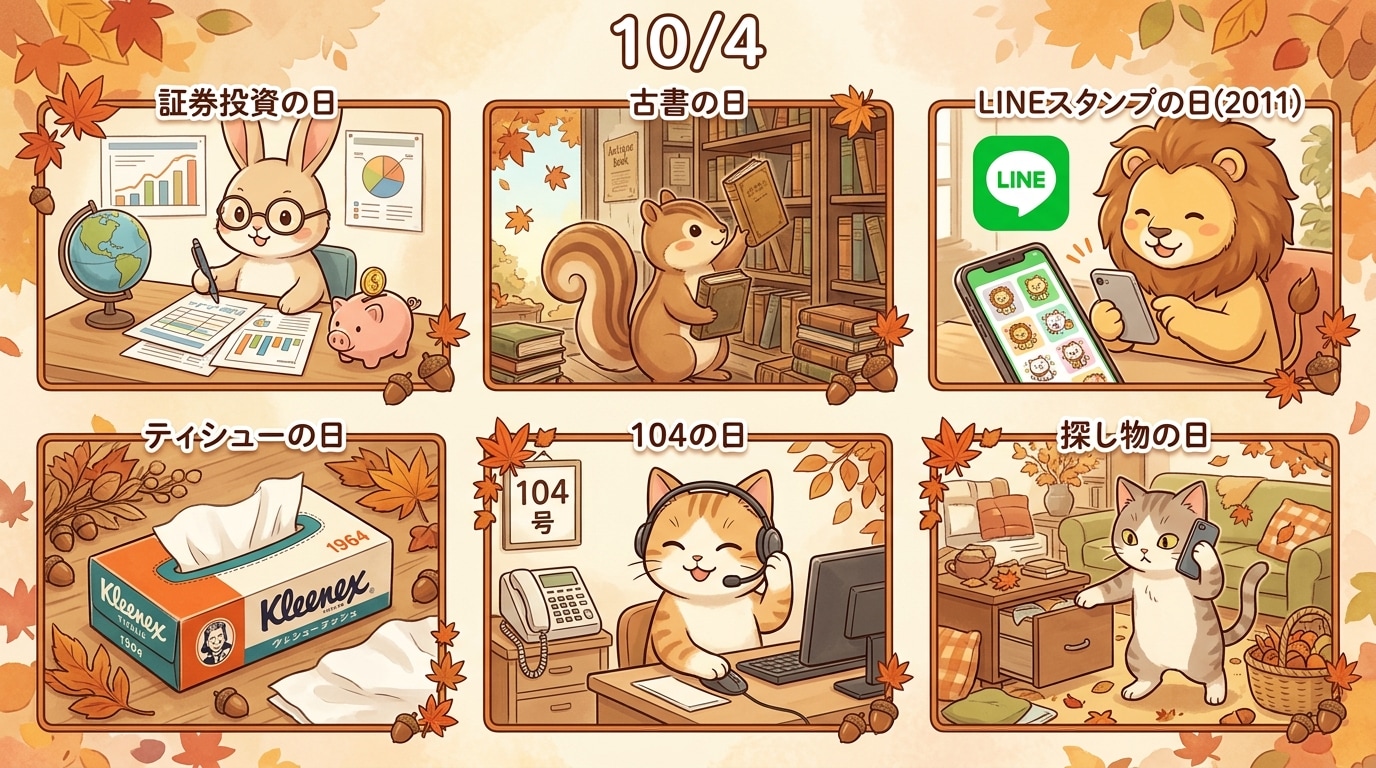 10/4 何の日② | の人気AIイラスト・グラビア