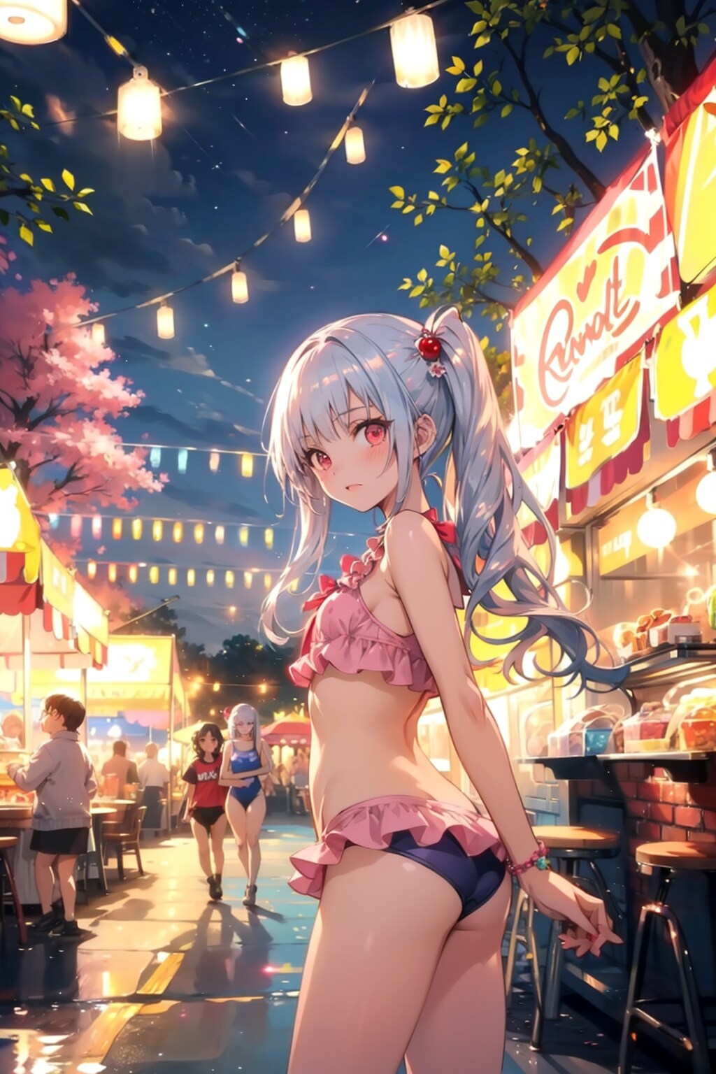 夜桜デート