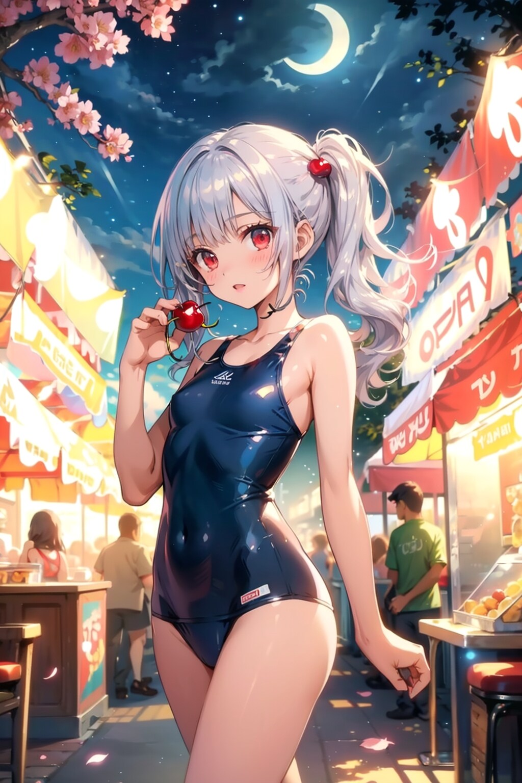 夜桜デート