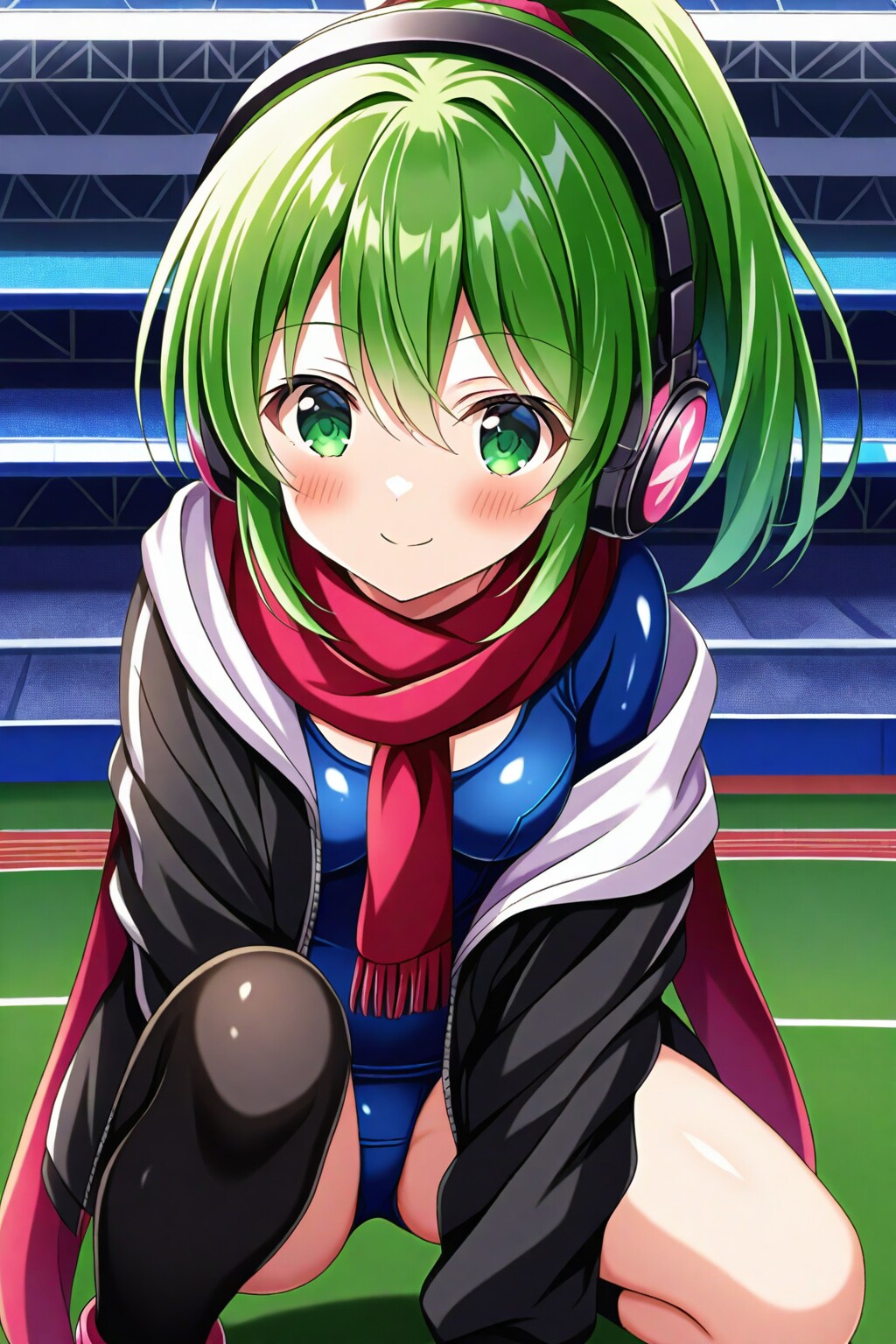 しゃがみによるデルタゾーン