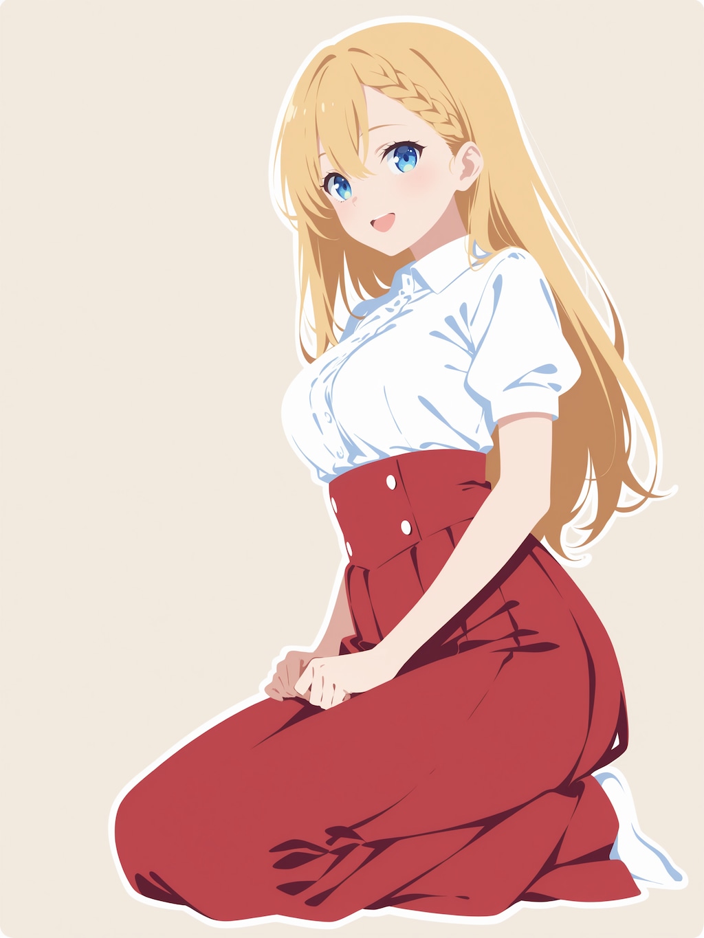 フラットカラーお試し