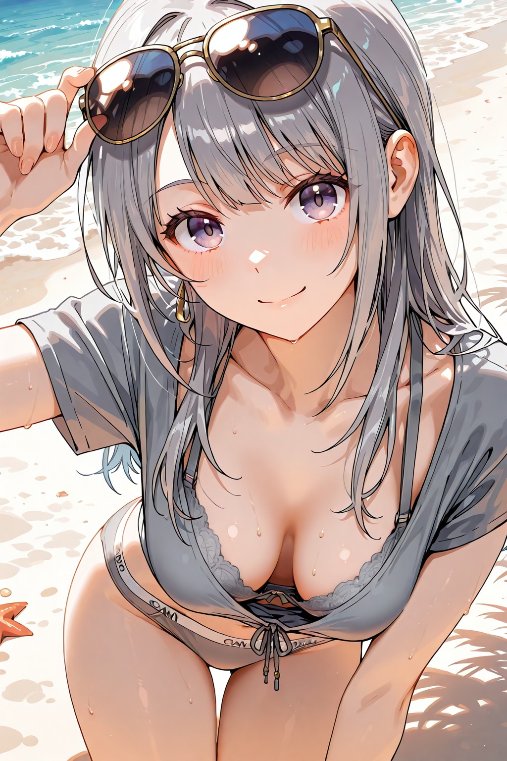 胸チラ078