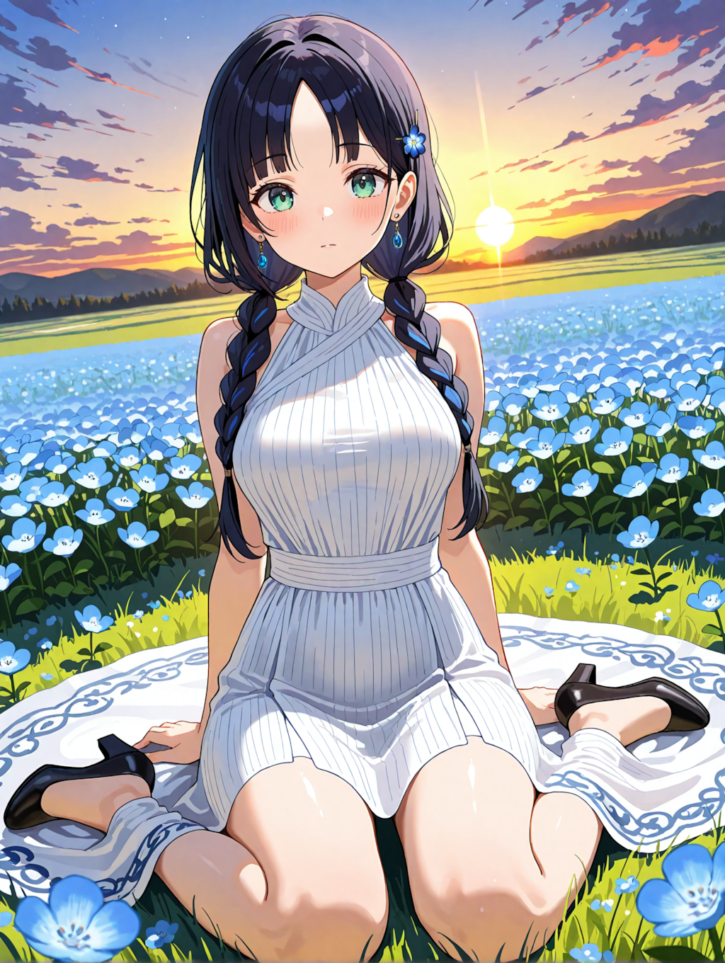 ネモフィラとこよみちゃん