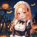 ハロウィンとメイド 3枚目