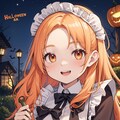 ハロウィンとメイド 2枚目