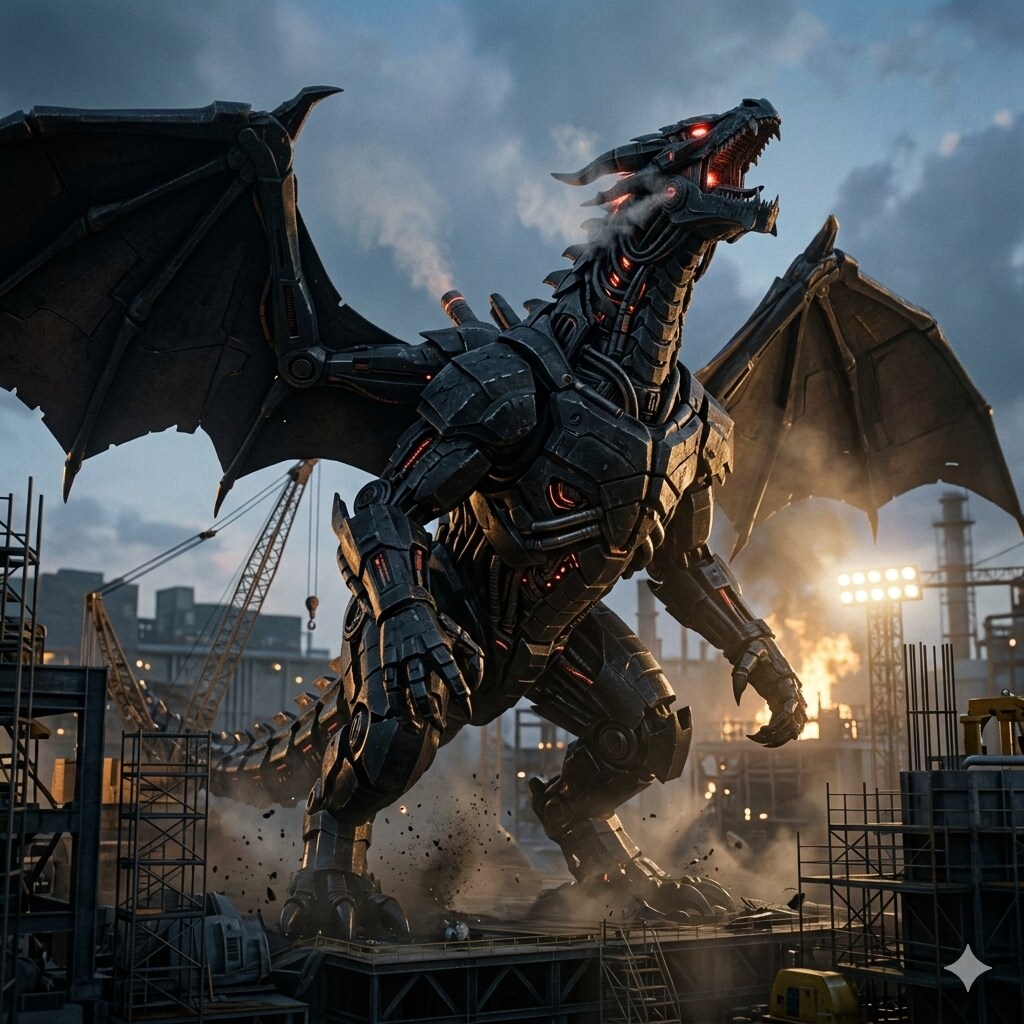 メカダークネスブラックドラゴン‼️ アクリルドールフィギュア