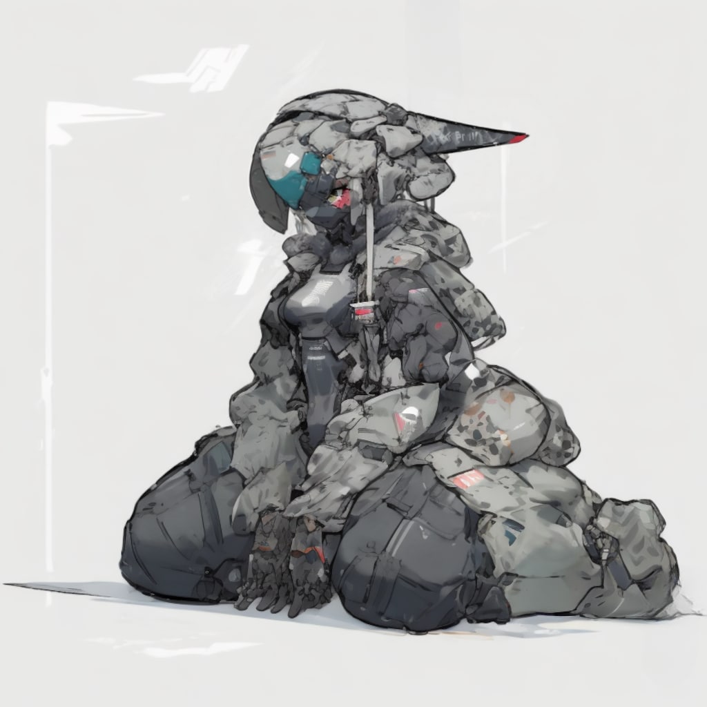 Girl and Robot1055