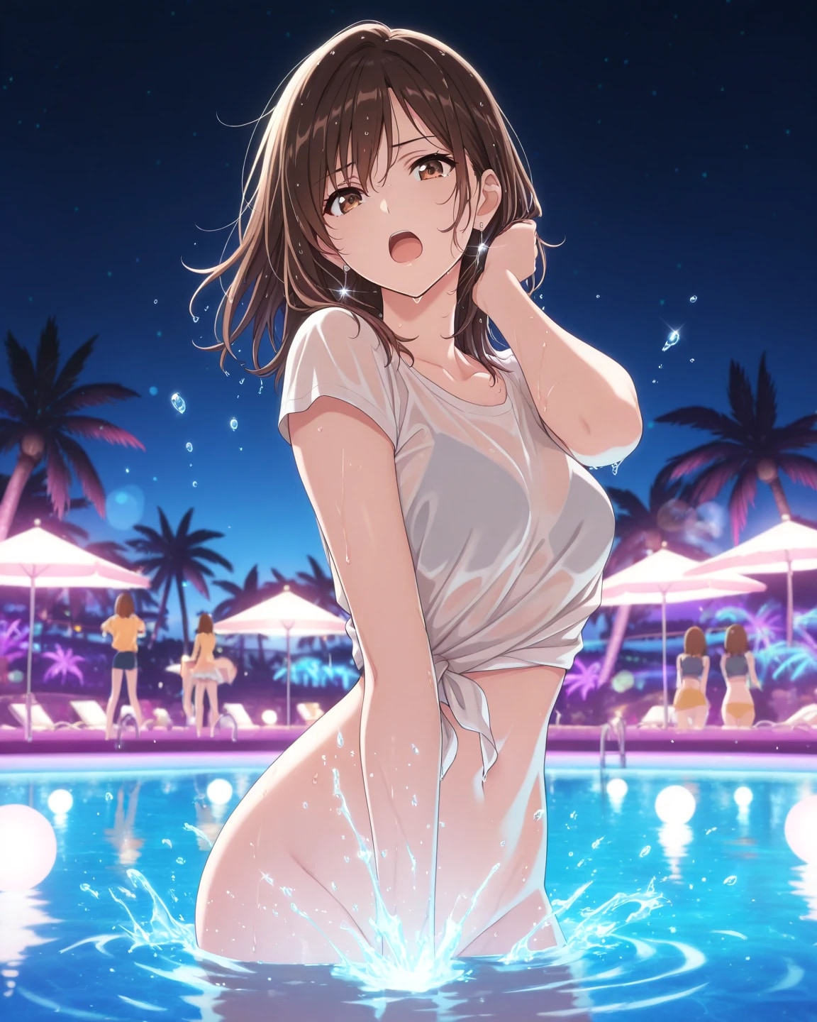 ねえ、あんまり見ないで…。