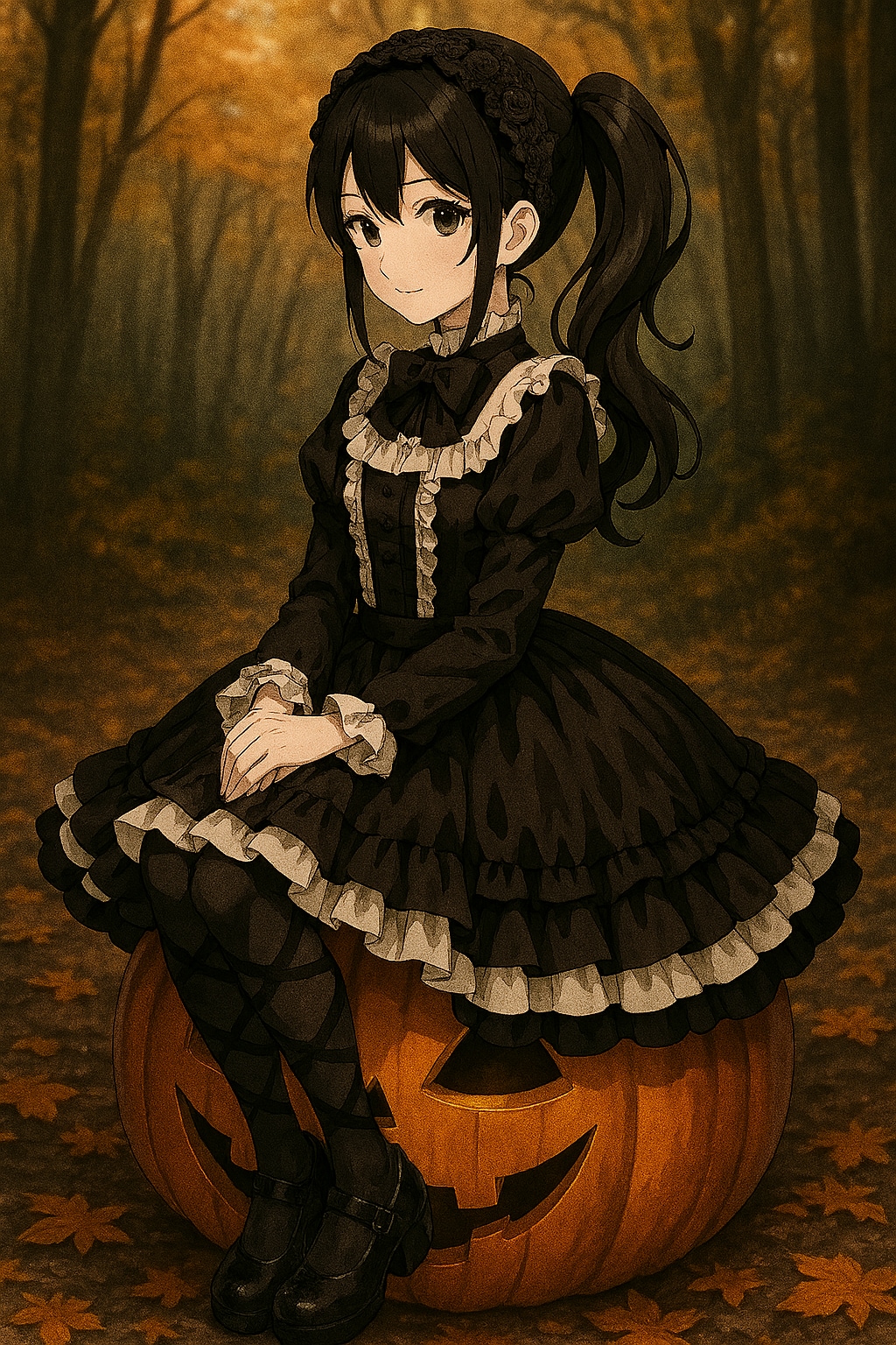 かぼちゃと少女