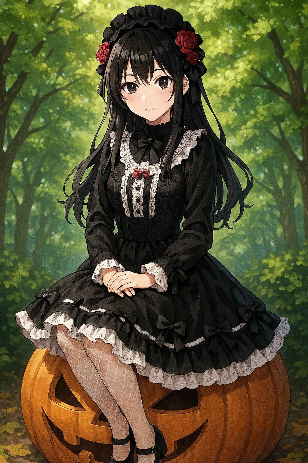 かぼちゃと少女