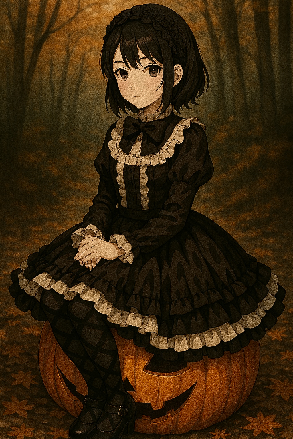 かぼちゃと少女