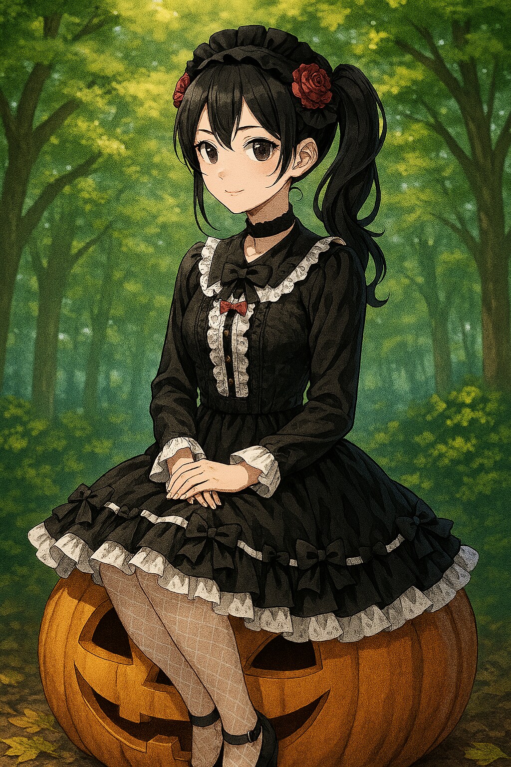 かぼちゃと少女