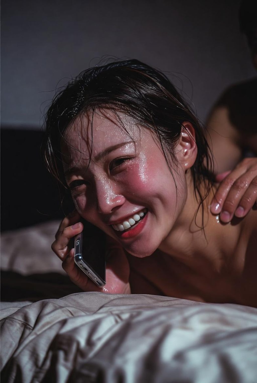あなた、出張お疲れ様。お義父さん？ええ、元気にしてるわよ…♥