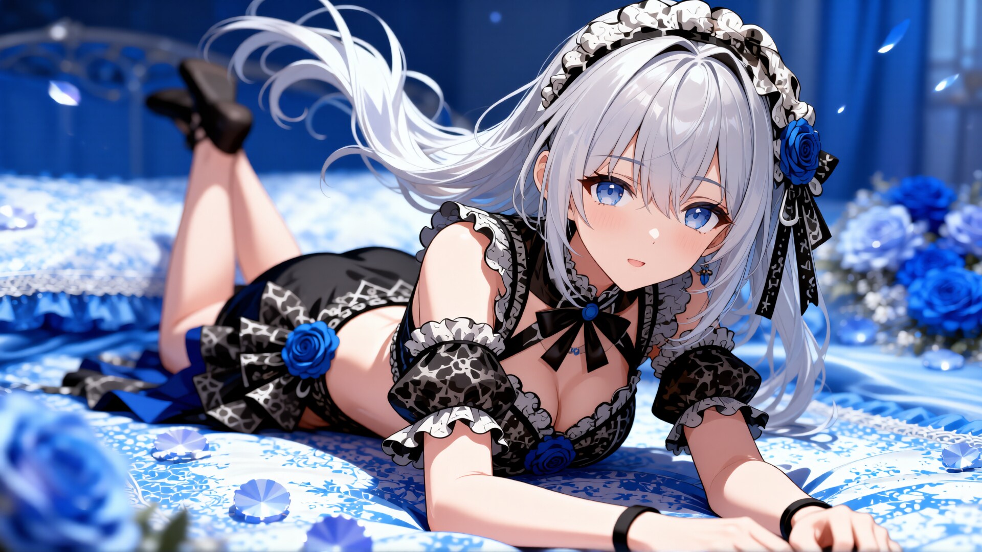 銀髪少女と水着　その8-4