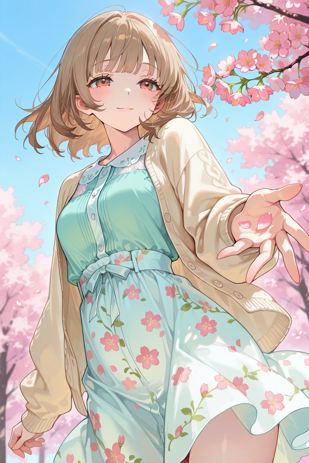 ギャルちゃんとお花見