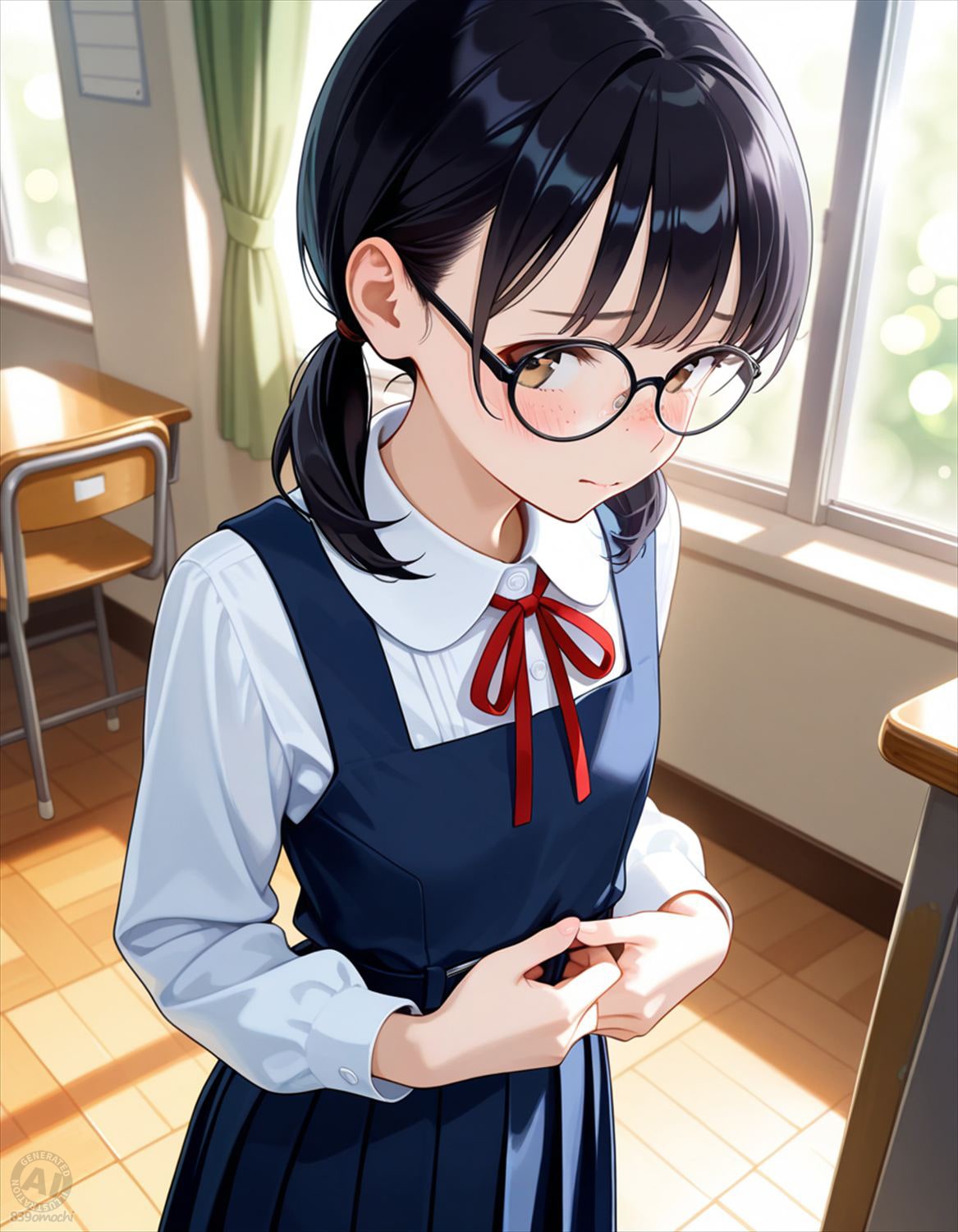 結髪 | の人気AIイラスト・グラビア