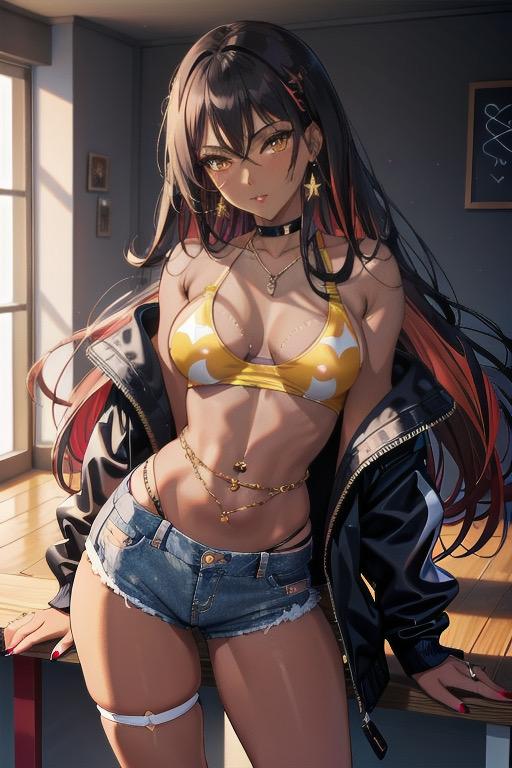 スタイリッシュな褐色ギャル28