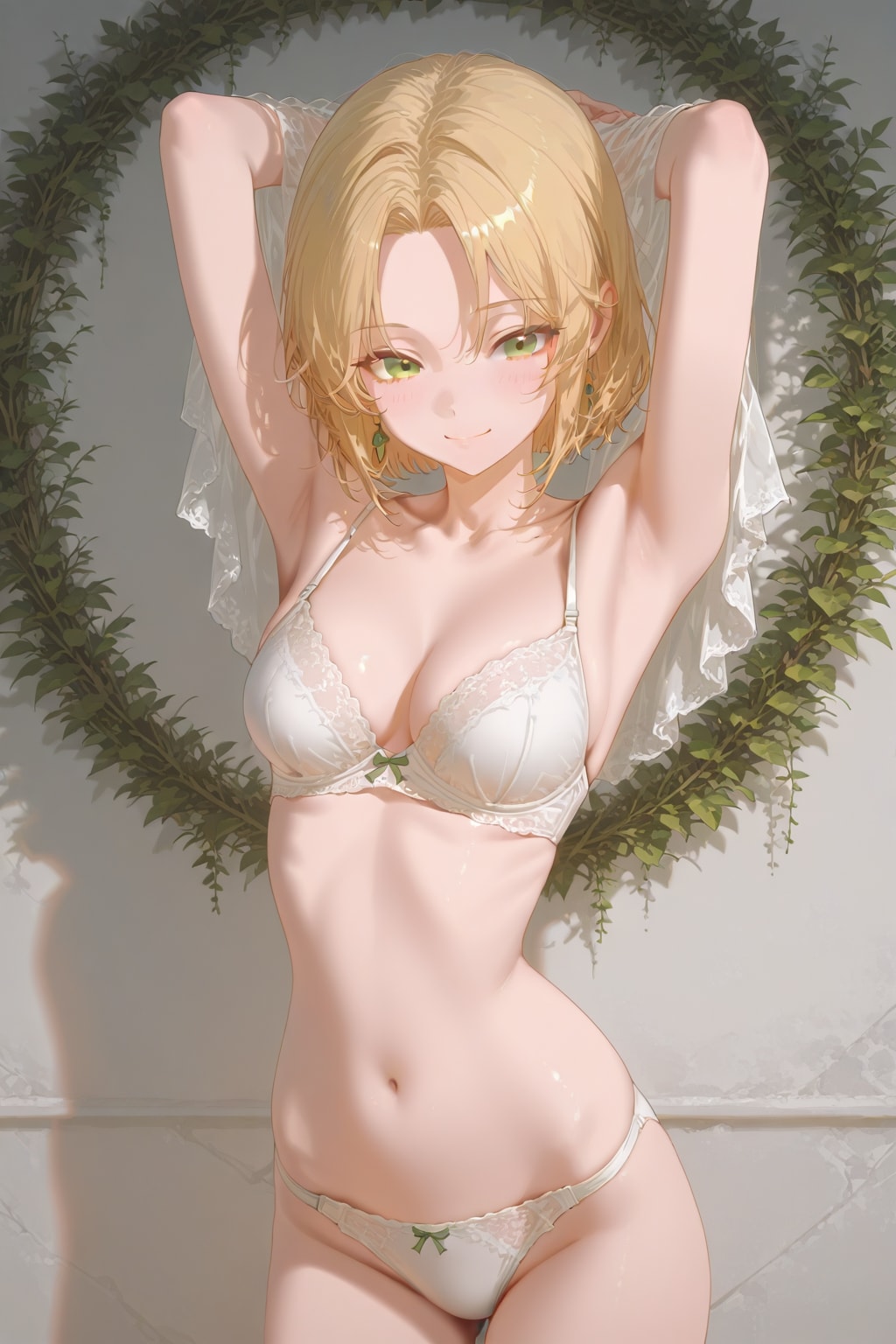 ポジティブな下着姿