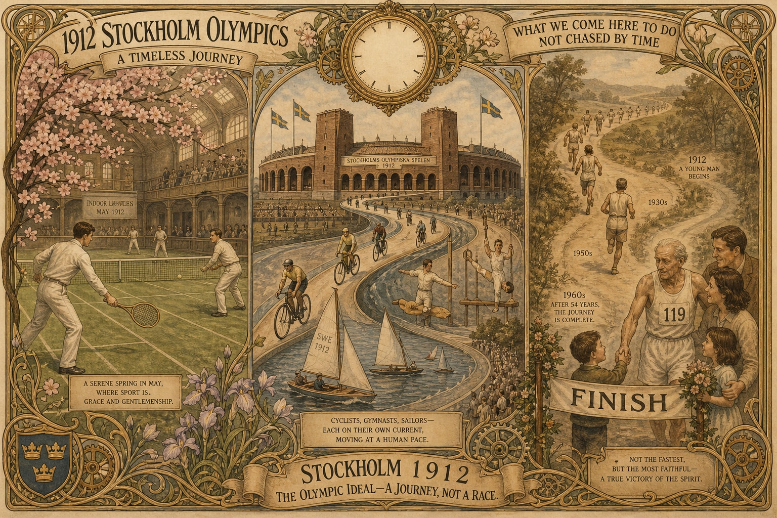 The 1912 Stockholm Odyssey: A Timeless Legacy | の人気AIイラスト・グラビア
