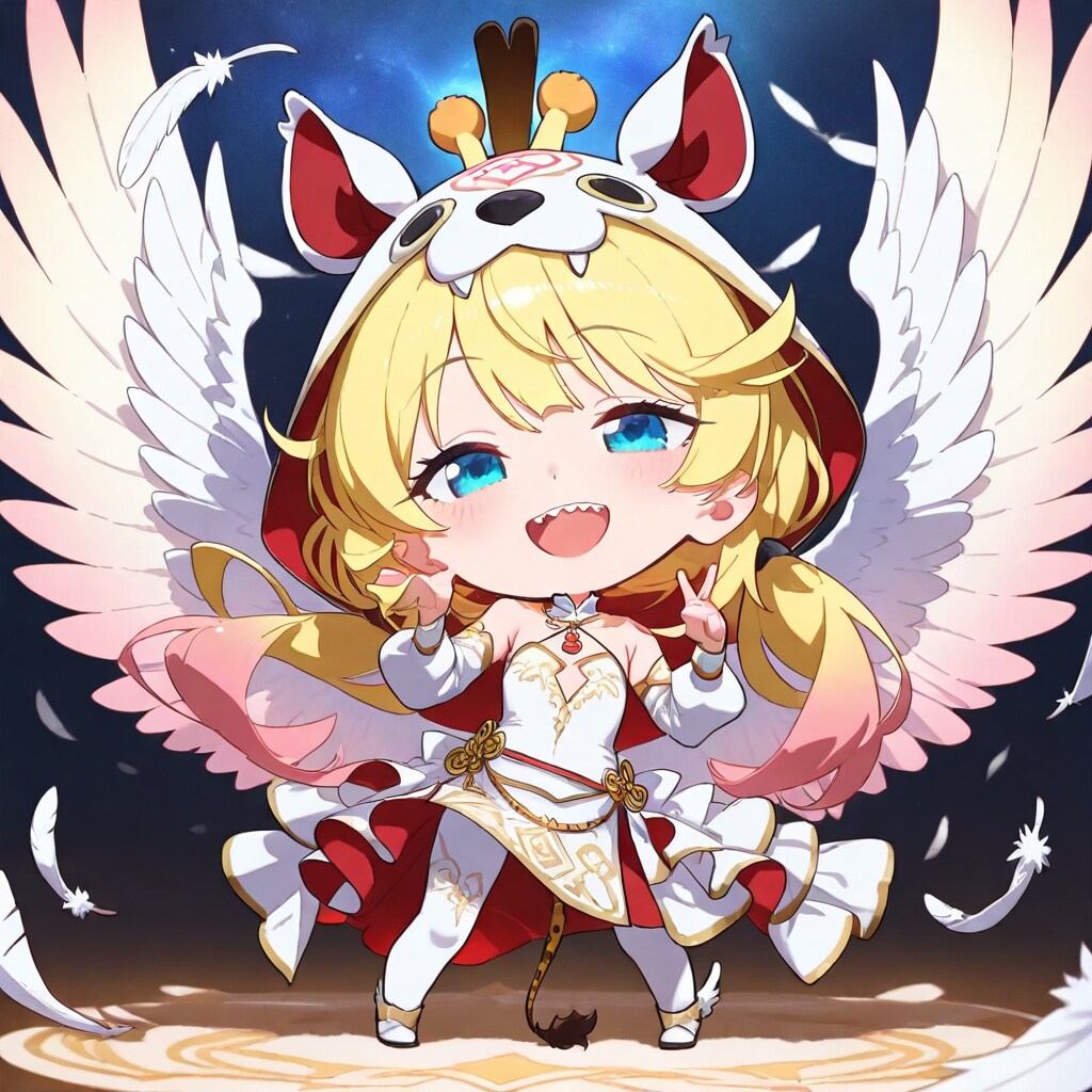 天使のアニマルフーディーちび子ちゃん（とお姉さん）