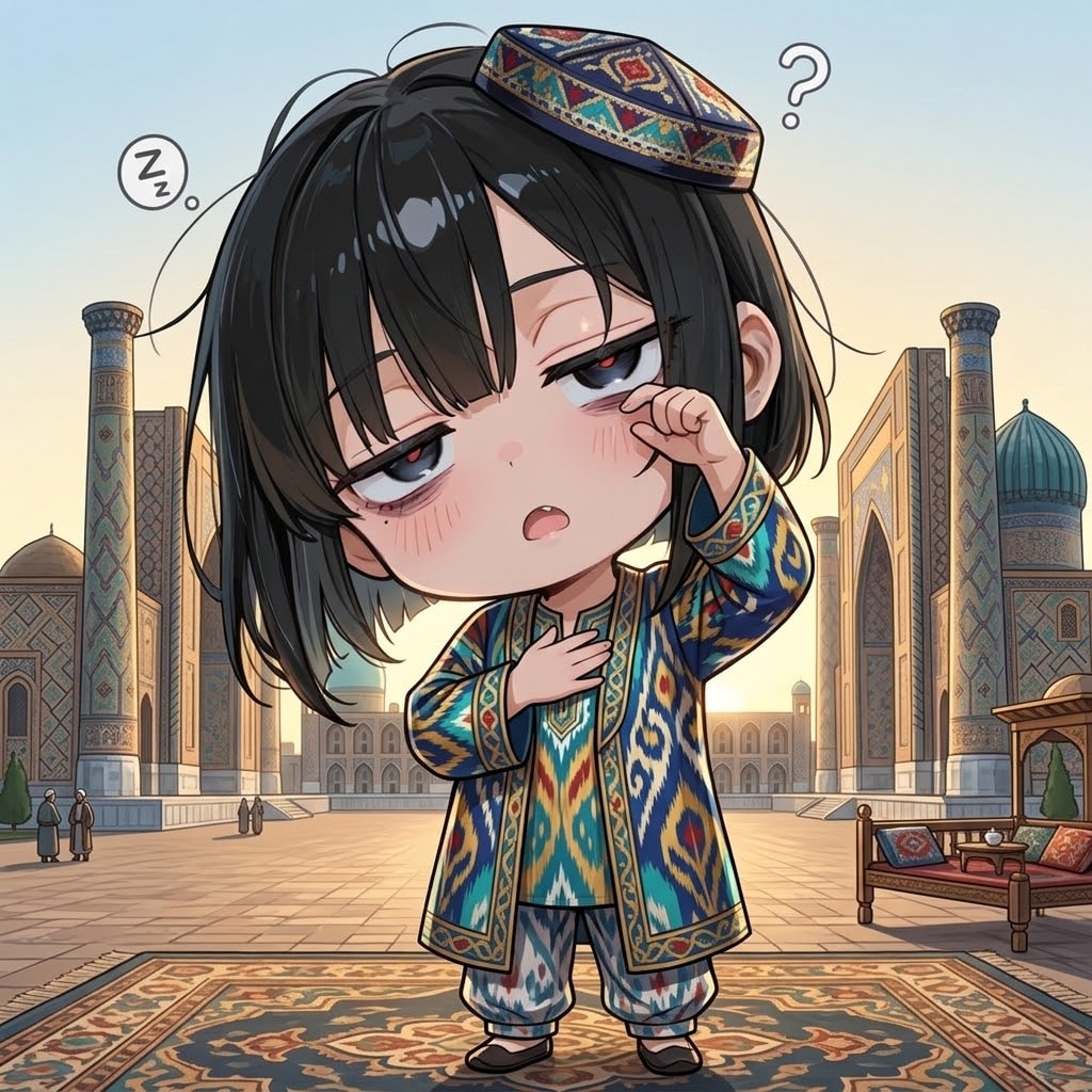 にいちゃん、おはよウズベキスタン…🇺🇿