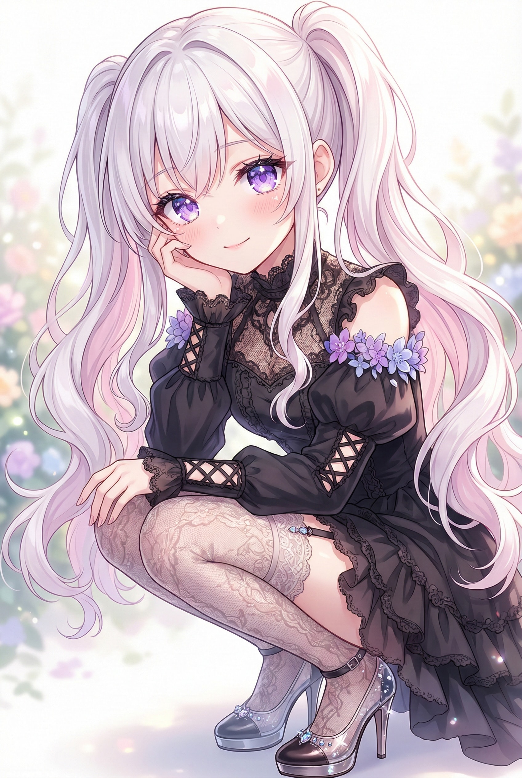 優雅なロココ様式の少女 | の人気AIイラスト・グラビア