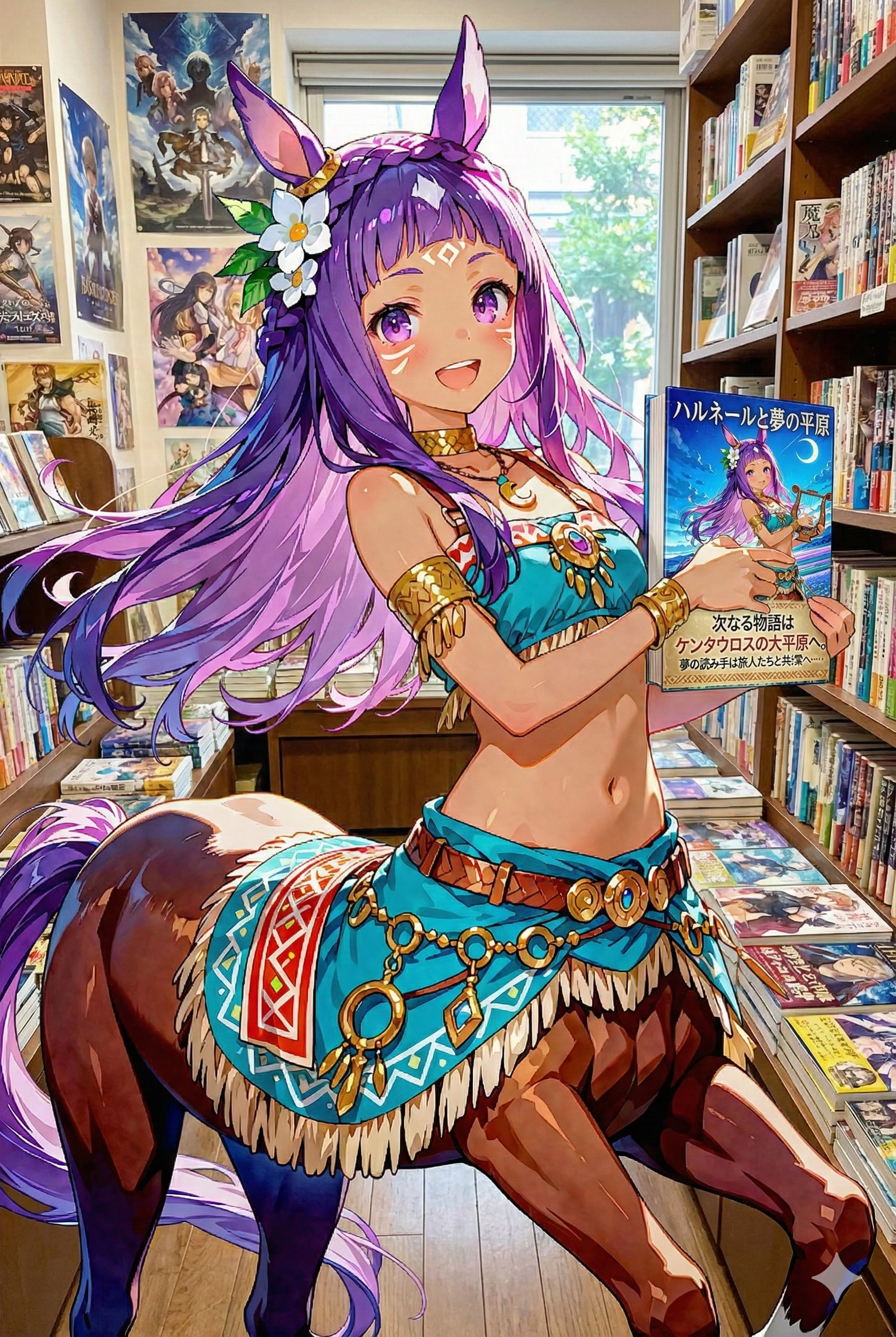 【夢エリ】妄想書籍化『ハルネールと夢の平原』 | の人気AIイラスト・グラビア