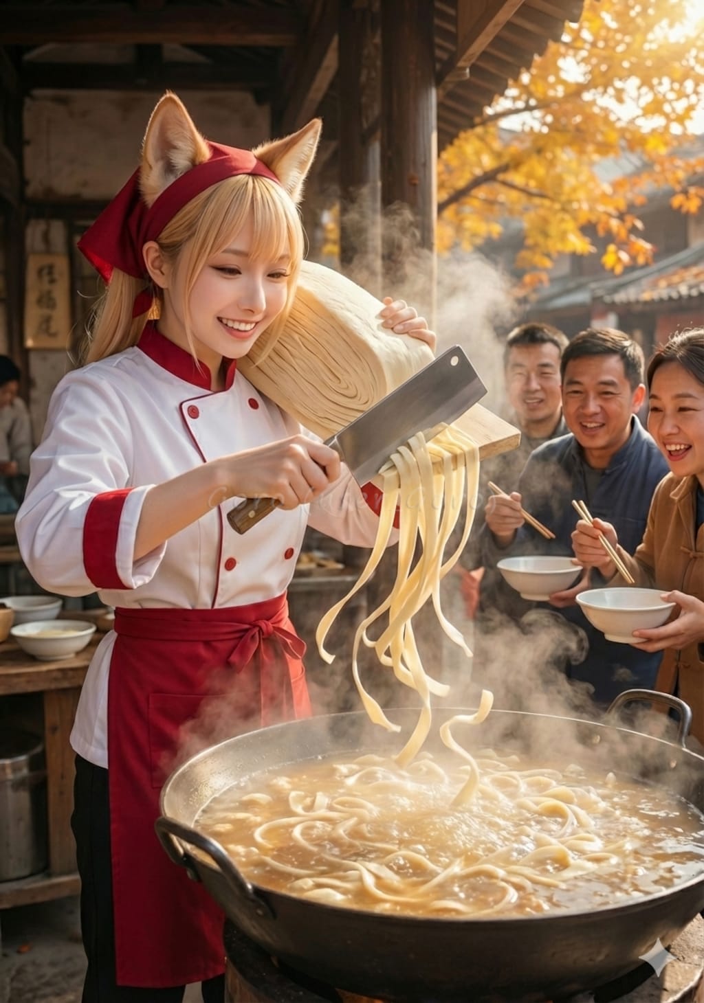刀削麺 うちのりょうこさんが体験