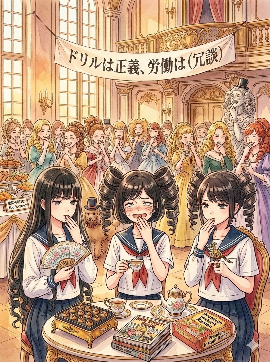 ドリルは正義、労働はｗｗ | の人気AIイラスト・グラビア