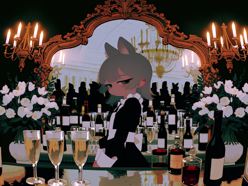 リメイクねず耳絵画