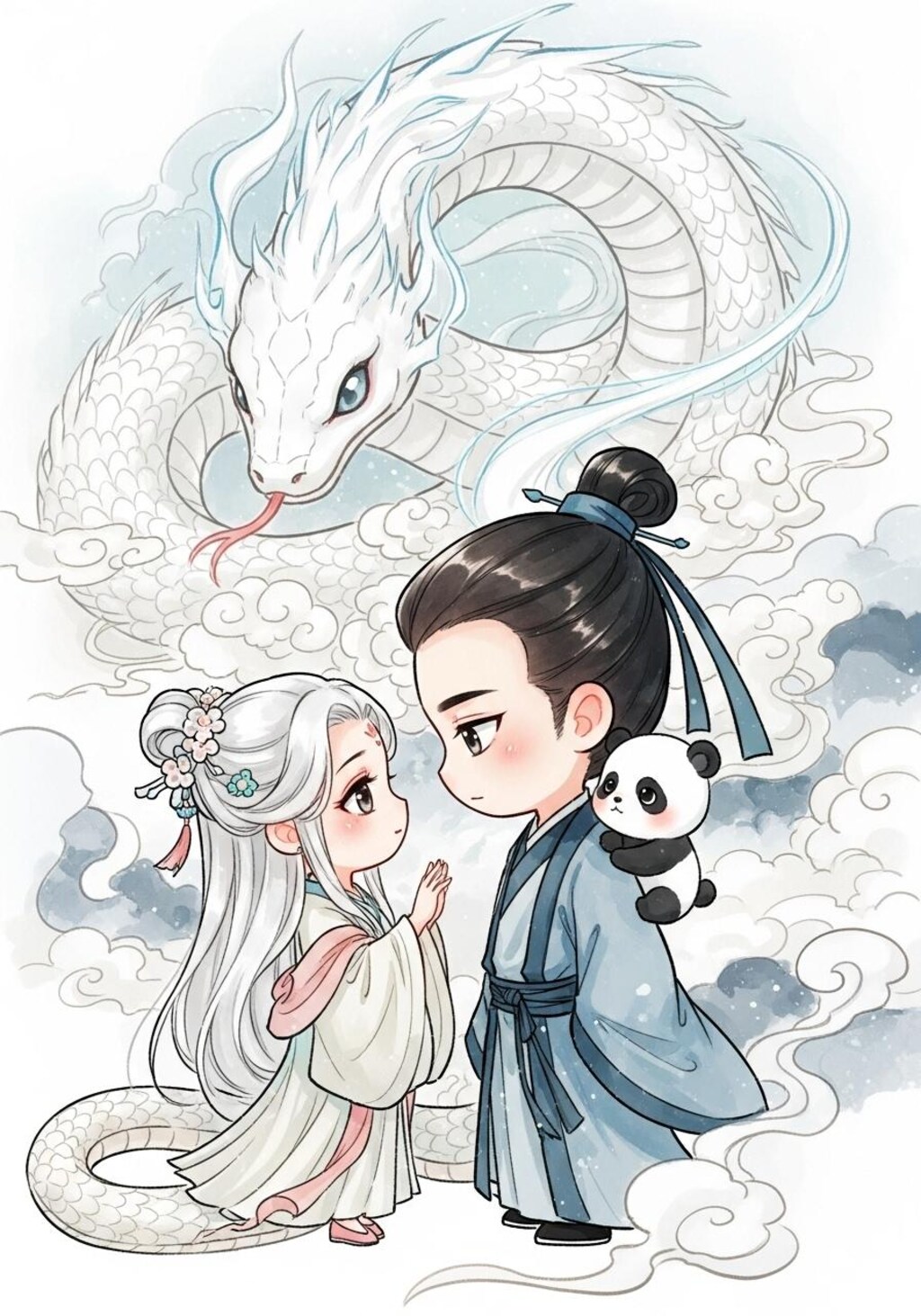 白蛇伝のイメージ画