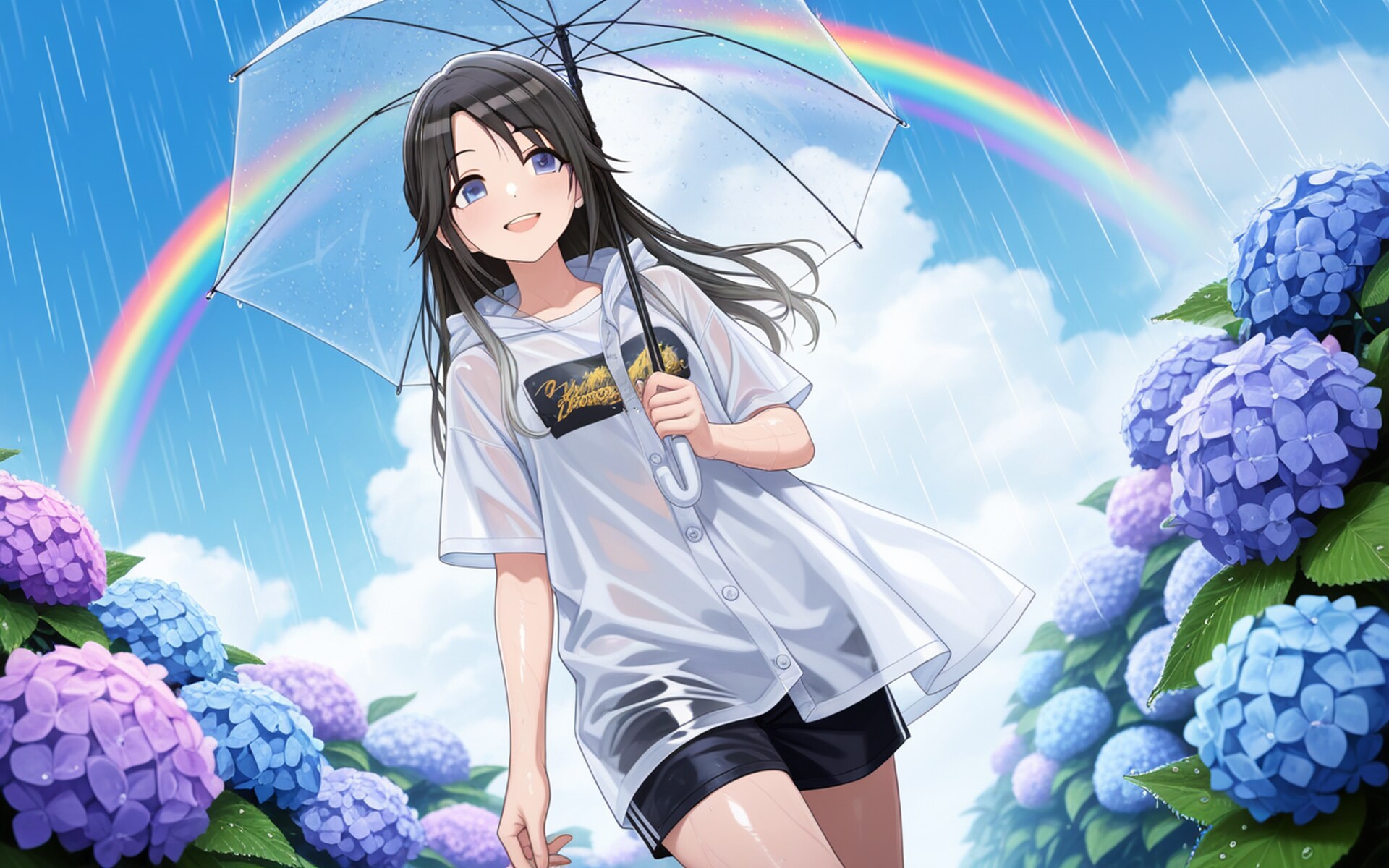 【三峰結華】『雨色、上機嫌』風
