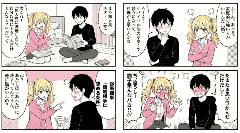 メスギャル！心理クイズ