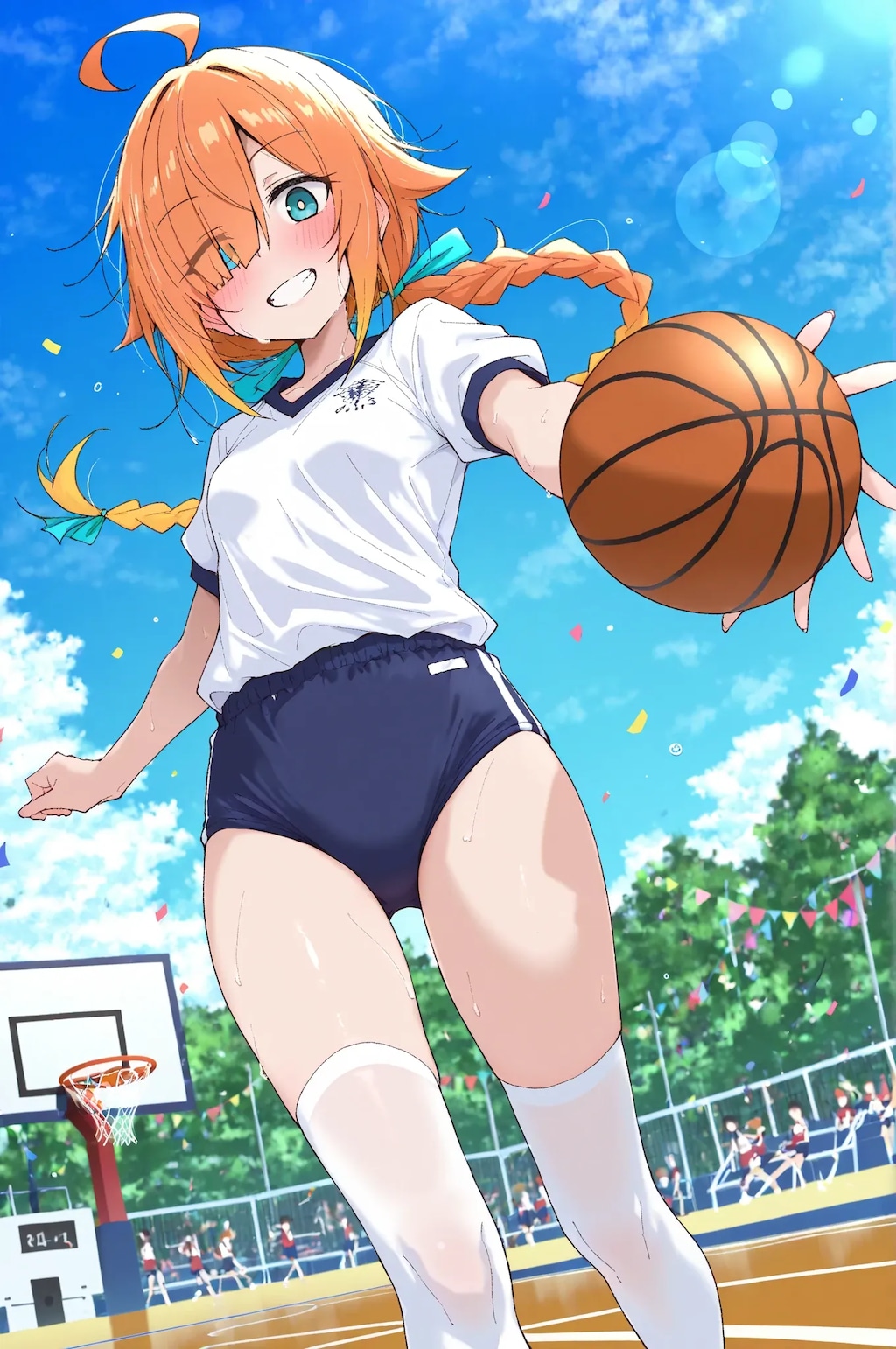 体育祭の目隠れちゃん☆