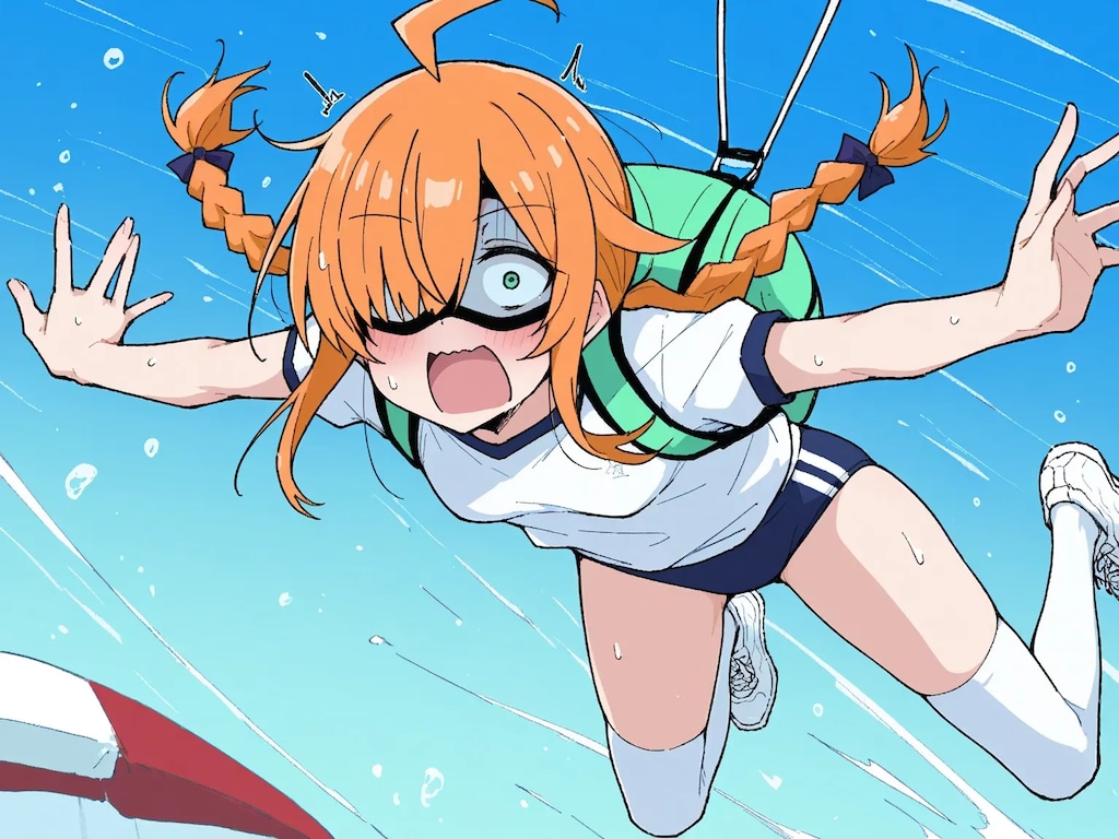 体育祭の目隠れちゃん☆