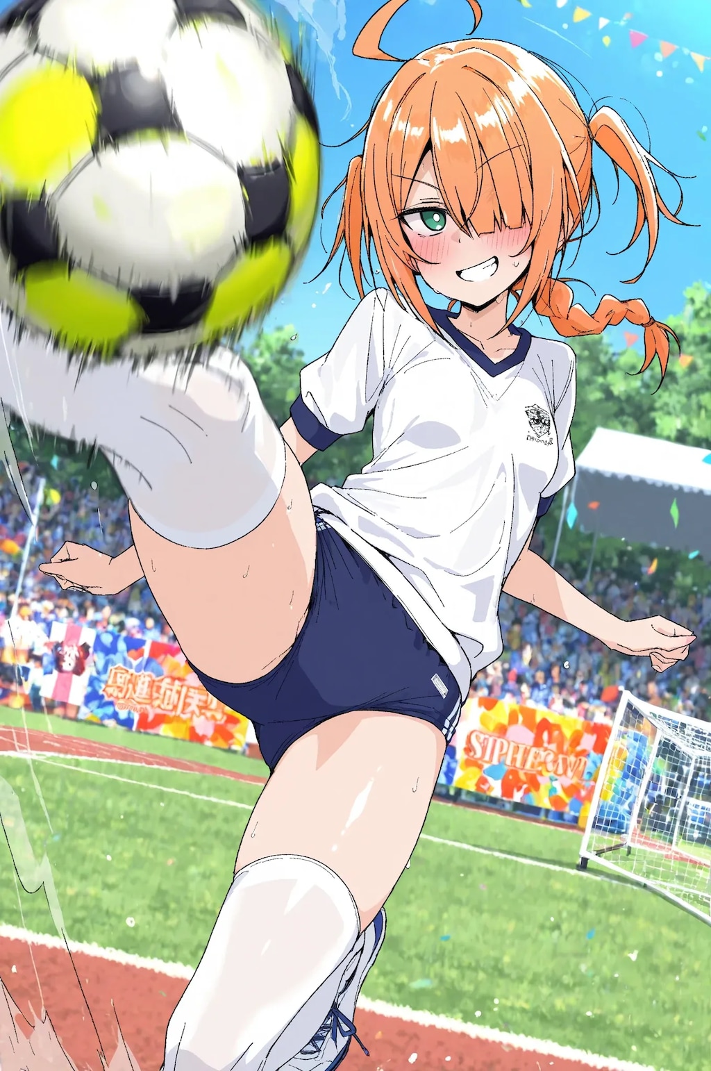 体育祭の目隠れちゃん☆