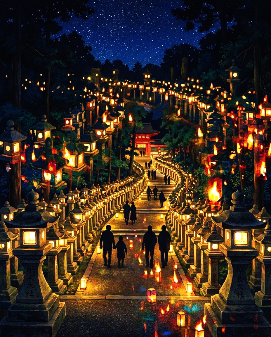 万灯供養会 | の人気AIイラスト・グラビア